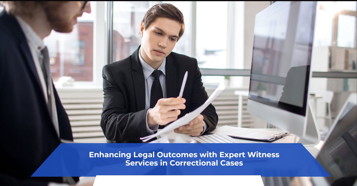 corrections expert witness consultation services